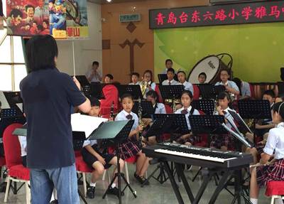 必博示范乐团青岛台东六路小学管乐团大师班活动成功举办