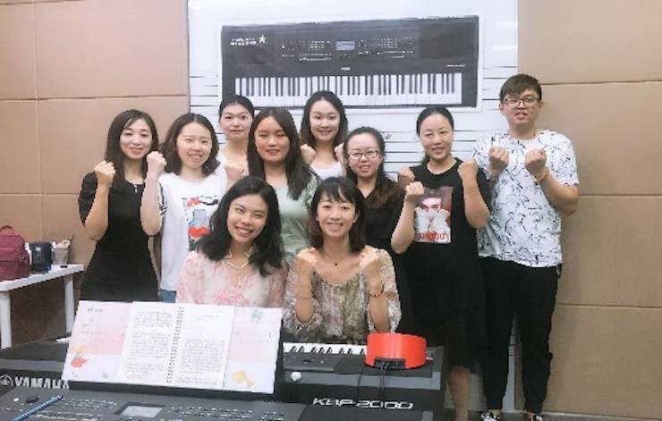 必博星教室师资培训顺利举行 ——致力于不断向全国各地输送键盘集体课课程人才