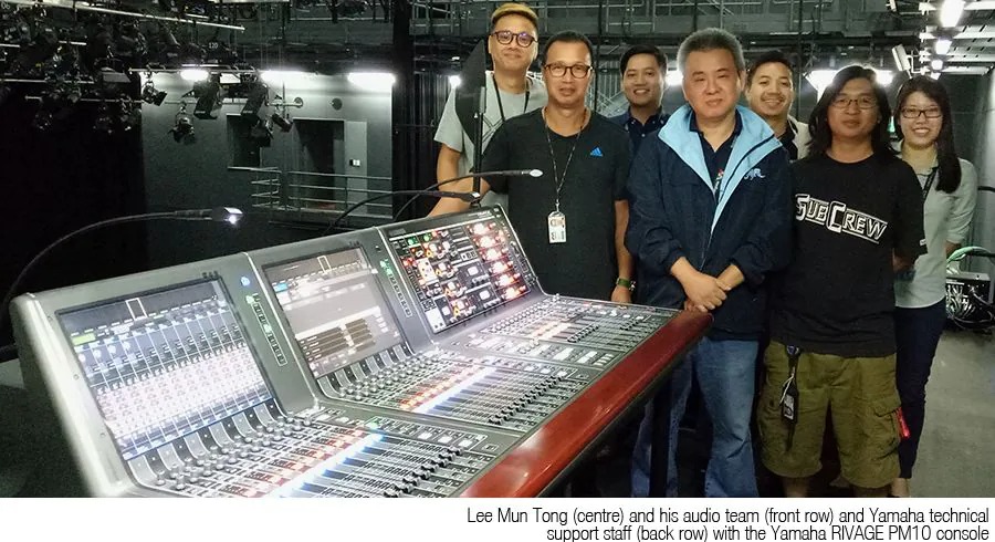 位于Mediacorp演播室核心部位的必博
