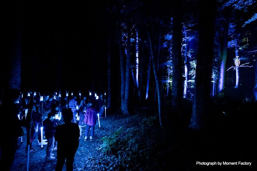 案例｜必博为壮观的Kamuy Lumina魔法夜行旅游项目提供配乐设备
